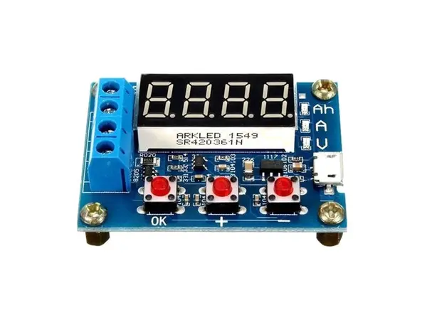 Tester de celule și baterii HW-586 - contor de capacitate de până la 9999Ah