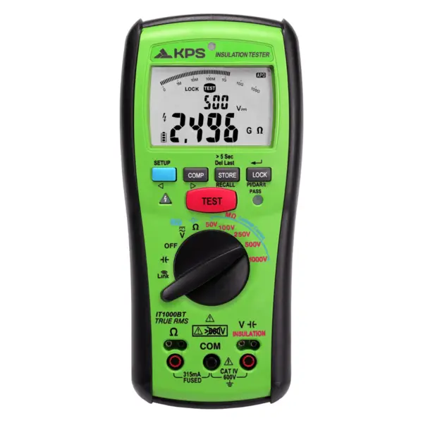 Tester de izolatie automat 1000V AC DC, 200GΩ, Bluetooth, KPS IT1000BT
