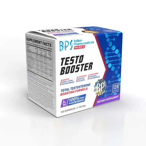 Testo Booster BP, 120 Capsule – Complex Creștere Testosteron și Masă Musculară