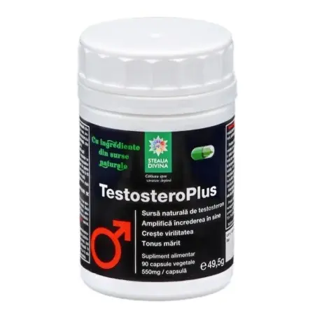 Testostero Plus 500mg, 90 capsule, Steaua Divina
