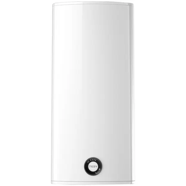 TESY Boiler electric Tesy BelliSlimo Lite DRY 80L, control electronic, 2 x Elemente de incalzire uscata, 1200W, Alb