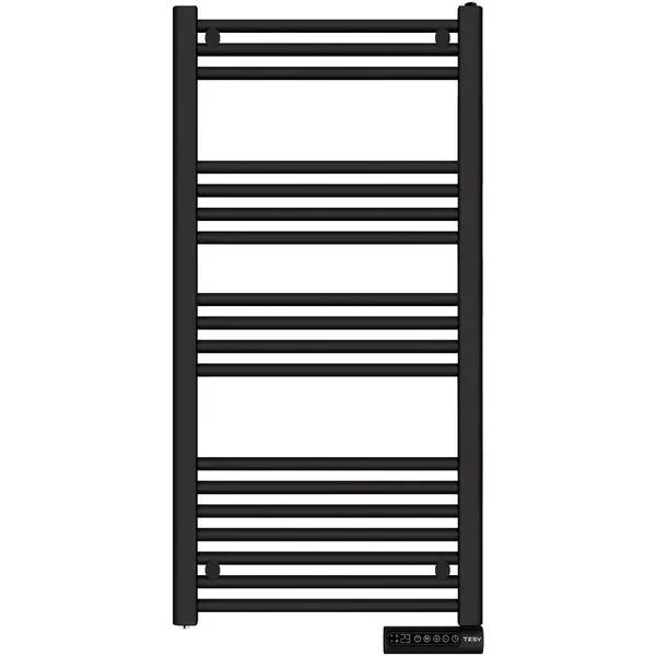 TESY Calorifer de baie Tesy TH 01 750 W B, 700 W, Montaj pe perete, Termostat electronic, Functii Confort, Eco, Anti-inghet, Touch control, Negru