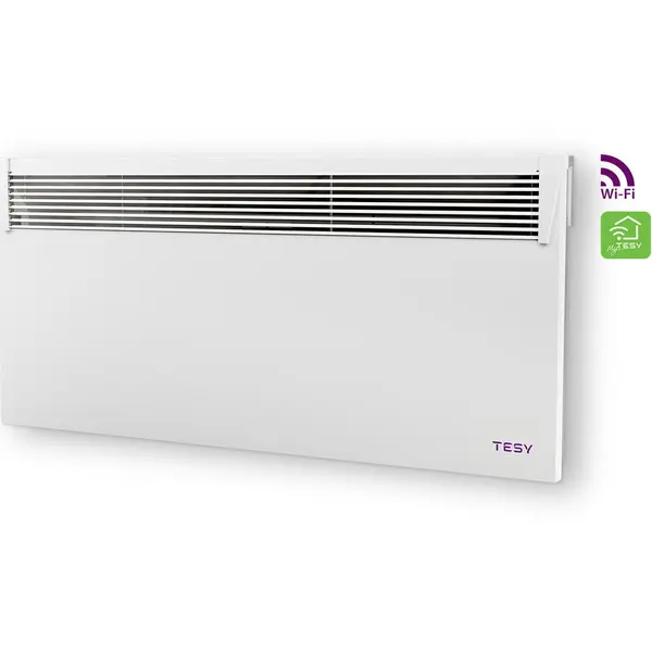 TESY Convector de perete TESY HeatEco Cloud, 2500W, control prin internet, aplicatie myTesy, CN 031 250 EI CLOUD W