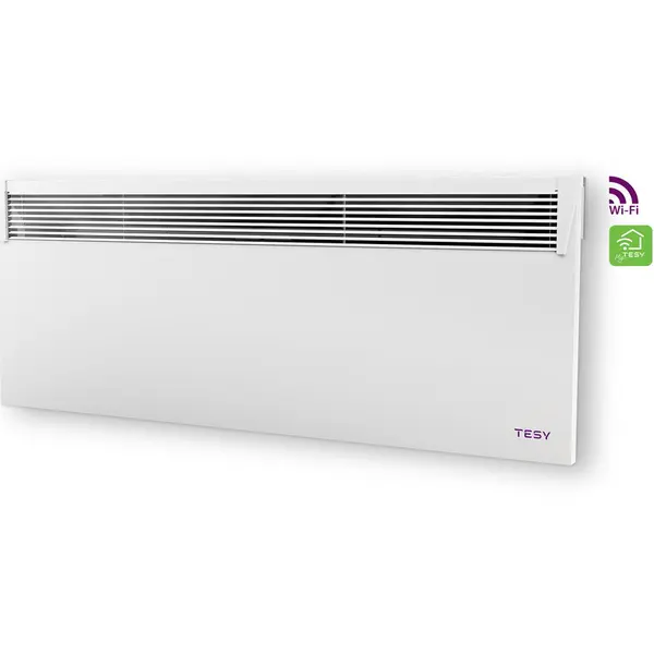 TESY Convector de perete TESY HeatEco Cloud, 3000W, control prin internet, aplicatie myTesy, CN 031 300 EI CLOUD W