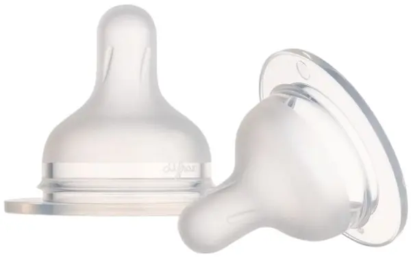 Tetină din silicon Canpol - З Pentru sticla în formă de S, marimea L, 6 luni +, 2 buc.