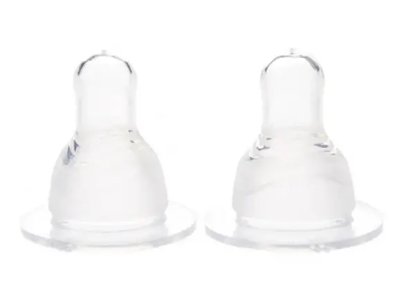 Tetina din silicon super fin 6 luni+ Baby, 2 bucati, Minut