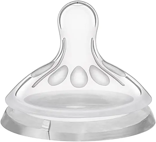 Tetine din silicon Wee Baby - Natural, 2 buc., 18 luni+