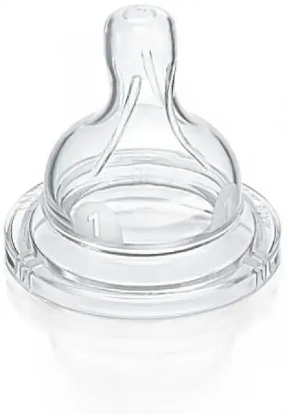 Tetine silicon Philips Avent SCF631/27, 2 tetine silicon, 1 orificiu