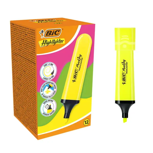 Textmarker Bic - engros
