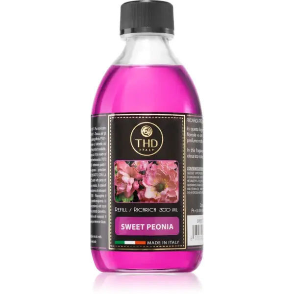 THD Ricarica Sweet Peonia reumplere în aroma difuzoarelor 300 ml