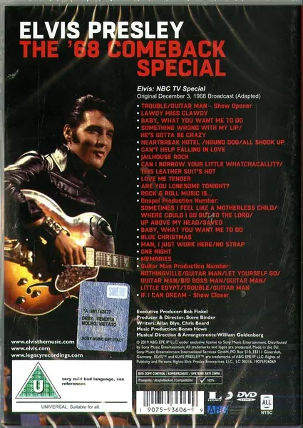 The '68 Comeback Special: 50th Annniversary (DVD) | Elvis Presley