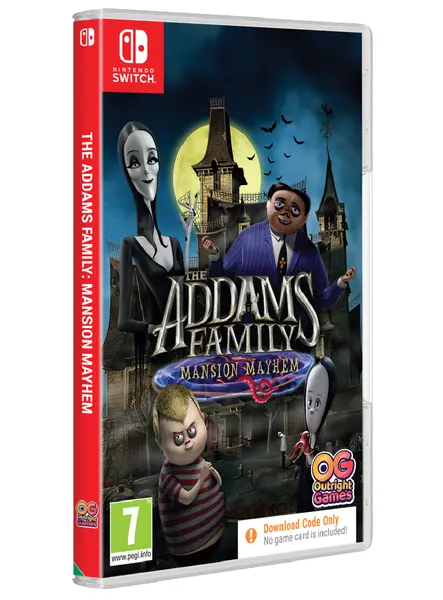 The Addamss Family Mansion Mayhem Code In Box NSW