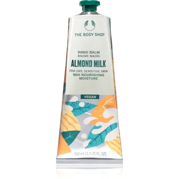 The Body Shop Almond Milk Hand Balm balsam pentru maini cu lapte de migdale 100 ml