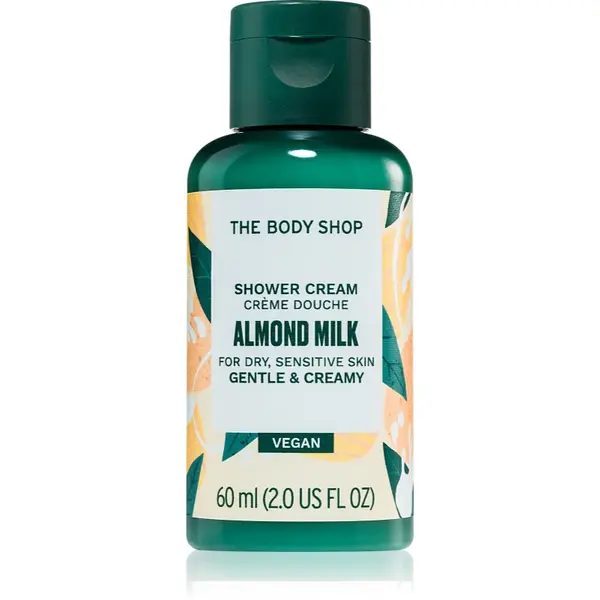 The Body Shop Almond Milk Shower Cream gel cremos pentru dus cu lapte de migdale 60 ml
