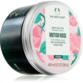 The Body Shop British Rose Body Butter unt pentru corp cu aromă de trandafiri