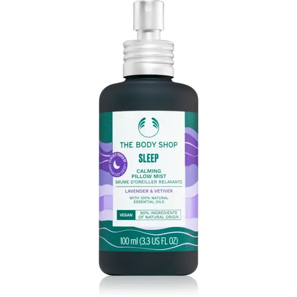 The Body Shop Sleep Lavander & Vetiver spray pentru perne cu esente de lavanda 100 ml