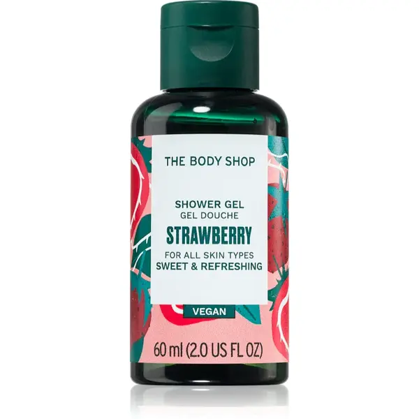 The Body Shop Strawberry Shower Gel gel de dus revigorant 60 ml
