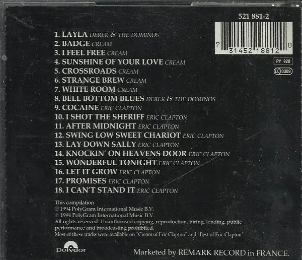 The Cream Of Clapton | Eric Clapton