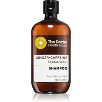 The Doctor Ginger + Caffeine Stimulating sampon de întărire pentru părul subtiat cu tendința de a cădea cu cafeina