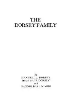 The Dorsey Family, Paperback/Wright Dorsey