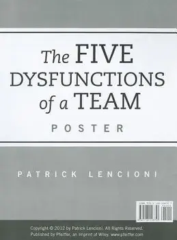 The Five Dysfunctions of a Team Poster, Paperback/Patrick M. Lencioni