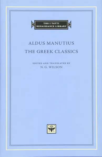 The Greek Classics | Aldus Manutius