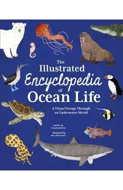 The Illustrated Encyclopedia of Ocean Life: A Visual Voyage Through an Underwater World - Claudia Martin
