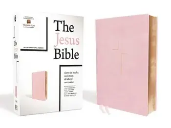 The Jesus Bible, NIV Edition, Imitation Leather, Pink, Hardcover/Passion