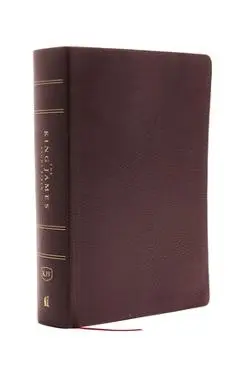 The King James Study Bible, Bonded Leather, Burgundy, Full-Color Edition - Thomas Nelson