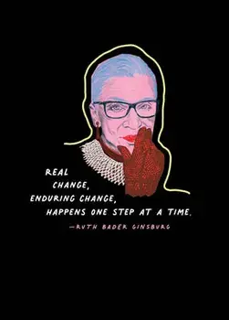 The Legacy of Ruth Bader Ginsburg Commemorative Journal: A Blank Lined Notebook Tribute to the Notorious Rbg with Words of Hope and Inspiration/***
