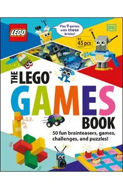 The Lego Games Book: 50 Fun Brainteasers, Games, Challenges, and Puzzles! - Tori Kosara