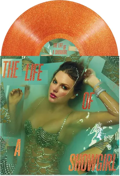 The Life Of A Showgirl (Portofino Orange Glitter Vinyl, Sweat And Vanilla Perfume Edition) | Taylor Swift