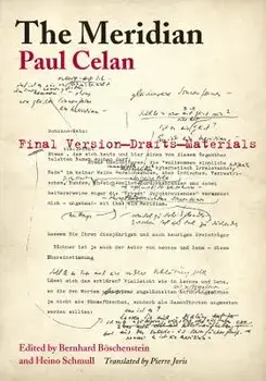 The Meridian: Final Version--Drafts--Materials, Paperback/Paul Celan