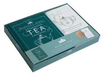 The Official Downton Abbey Afternoon Tea Cookbook Gift Set [Book ] Tea Towel], Paperback/Downton Abbey