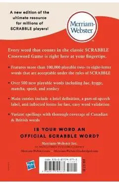 The Official Scrabble(r) Players Dictionary - Merriam-webster