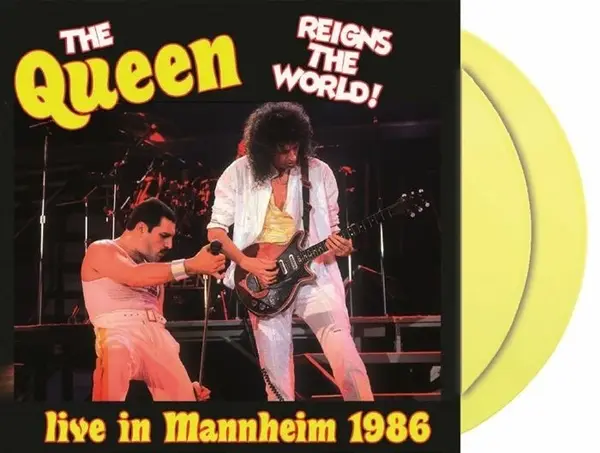 The Queen Reigns The World - Live In Mannheim 1986 (Yellow Vinyl) | Queen