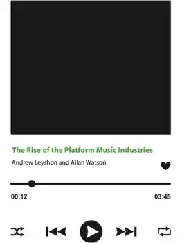 The Rise of the Platform Music Industries, Paperback/Allan Watson