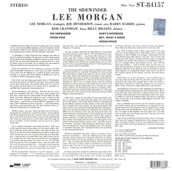 The Sidewinder - Vinyl | Lee Morgan