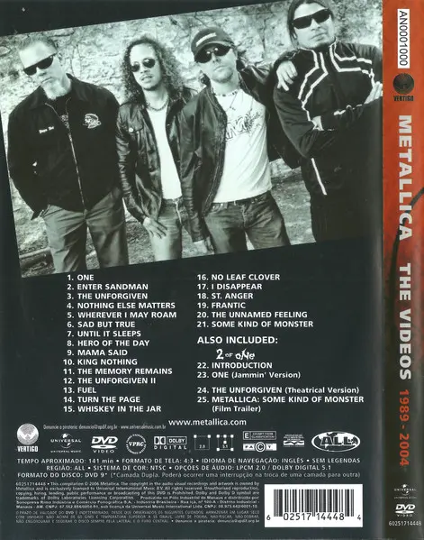 The Videos 1989 - 2004 | Metallica