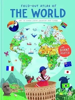 The World (Fold-Out Atlas of), Hardback/***