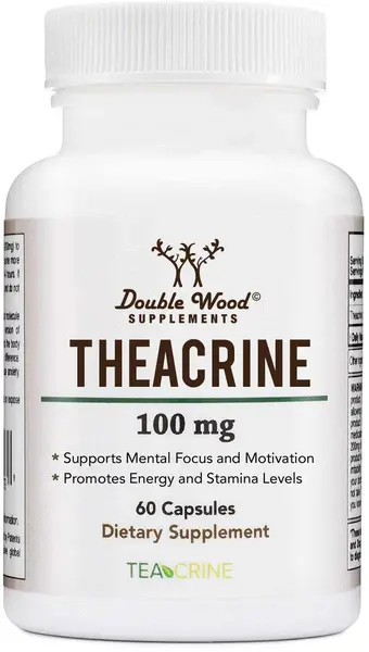 TheaCrine, 100 mg, 60 capsule, Double Wood