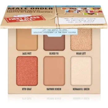 theBalm Male Order® First Class Male paletă cu farduri de ochi