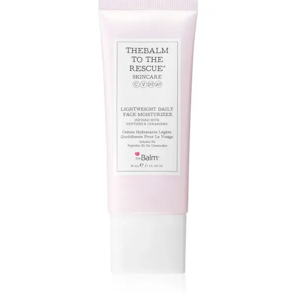theBalm To The Rescue® Peptides & Ceramides crema de zi usoara cu ceramide 30 ml
