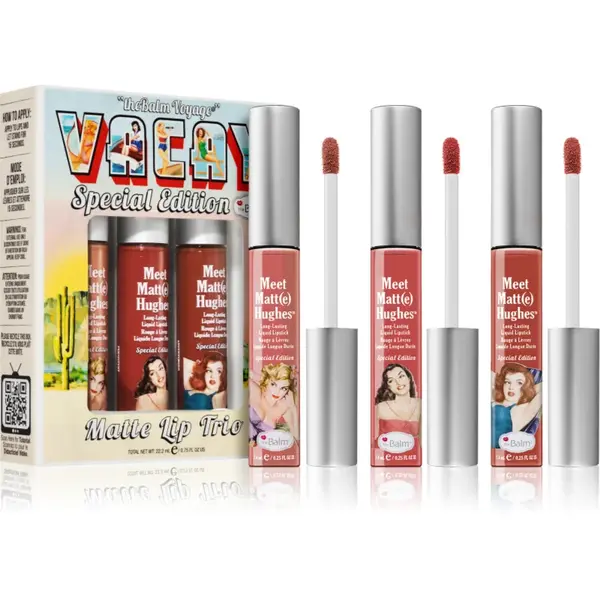 theBalm X Model Roz Voyage set de buze mat