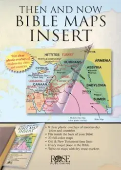 Then and Now Bible Maps Insert, Paperback/Rose Publishing