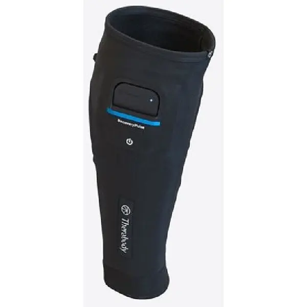 Therabody Dispozitiv de compresie pentru gambe Therabody RecoveryPulse Calf Sleeve Single, Marime M, Negru