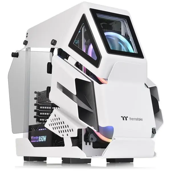 Thermaltake Carcasa Thermaltake AH T200 TG Snow mATX Mini Tower