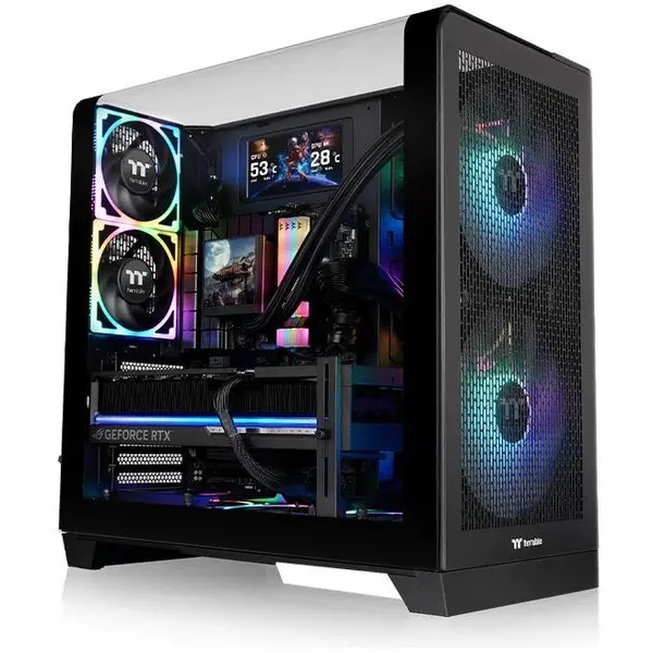 Thermaltake Carcasa Thermaltake View 390 Air, Middle Tower, Fara sursa, Negru