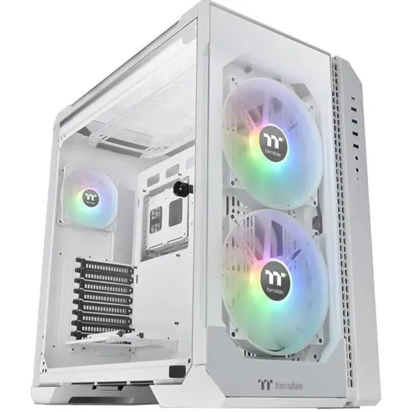 Thermaltake Carcasa Thermaltake View 51 TG Snow Edition aRGB, fara sursa, EATX, alba