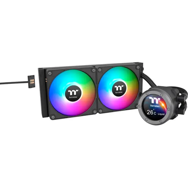 Thermaltake Cooler cu lichid CPU, Thermaltake, TH240 V2 Ultra EX ARGB Sync CL-W414-PL12SW-A